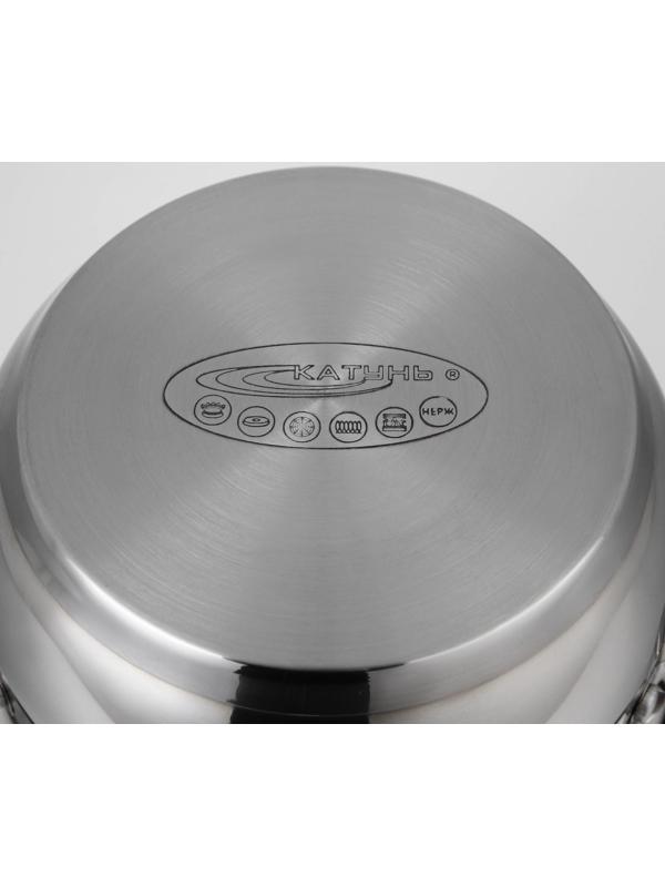 Набор кастрюль «Гретта», 2 предмета: 2,2/4,2 л, капсульное дно, индукция