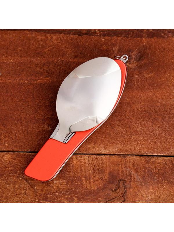 Набор туриста 3в1: вилка, ложка, нож с открывалкой