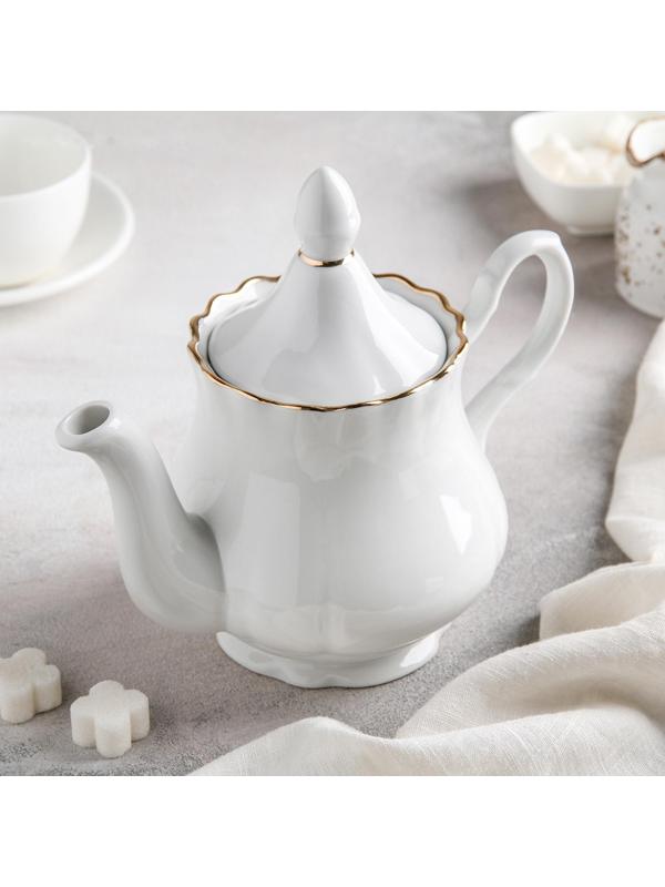 Чайник «Романс», 800 мл, цвет белый