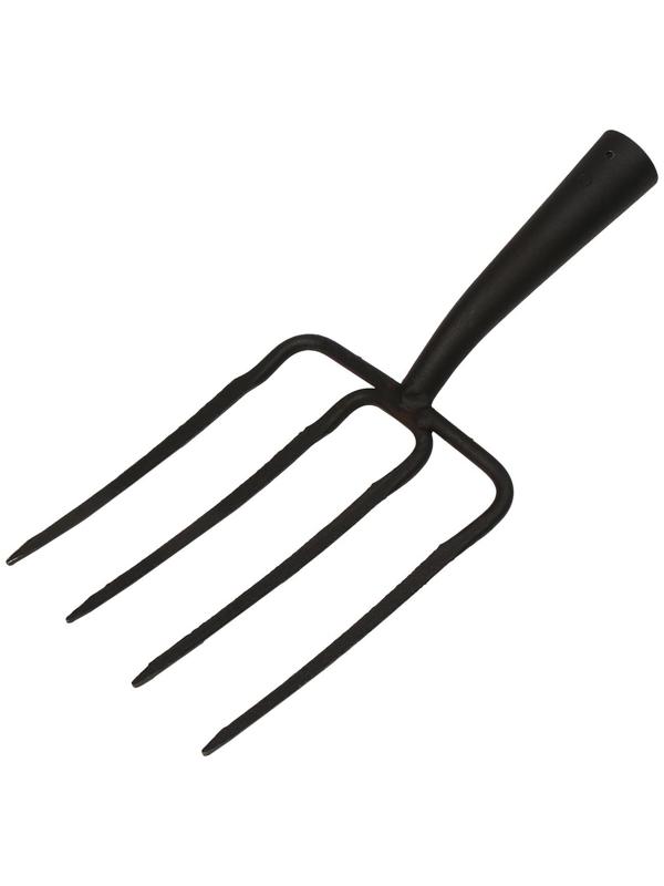 Вилы садово-огородные, 4-рогие, тулейка 40 мм, без черенка