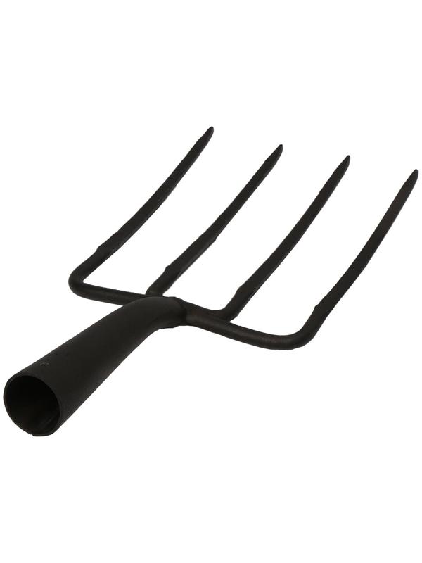Вилы садово-огородные, 4-рогие, тулейка 40 мм, без черенка