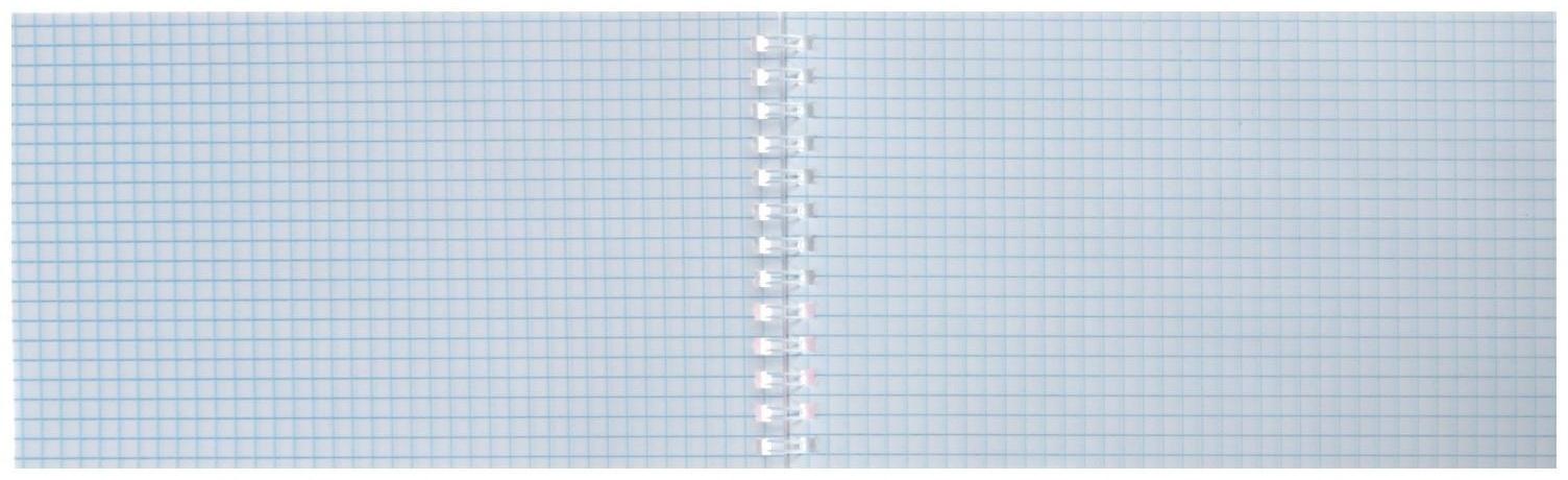 Блокнот А5, 40 листов на гребне 