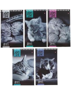 Блокнот А5, 40 листов на гребне 