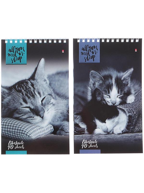 Блокнот А5, 40 листов на гребне 