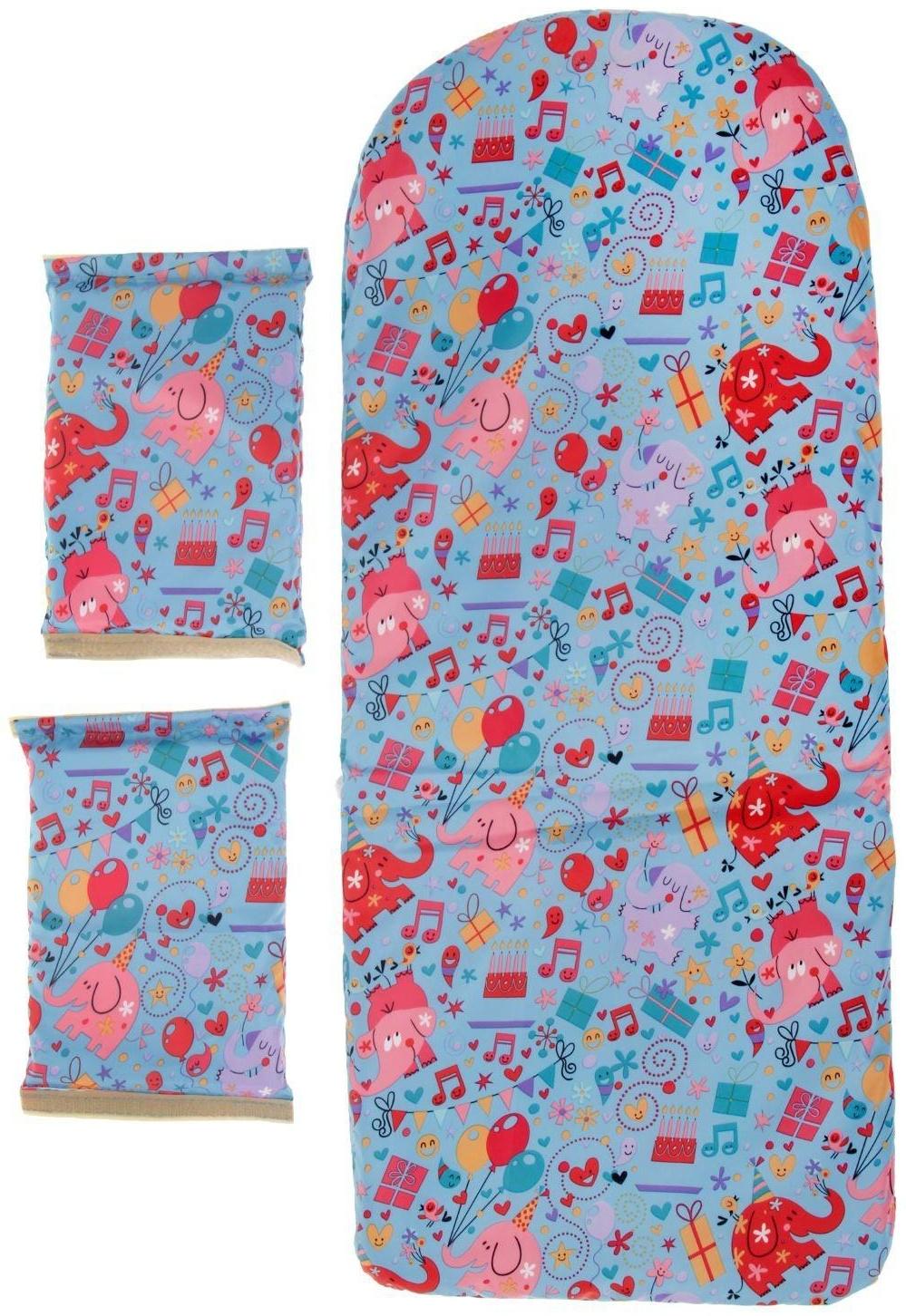 Стульчик для кормления «Алекс», трансформер, цвет голубой, рисунок МИКС