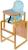Стульчик для кормления «Алекс», трансформер, цвет голубой, рисунок МИКС