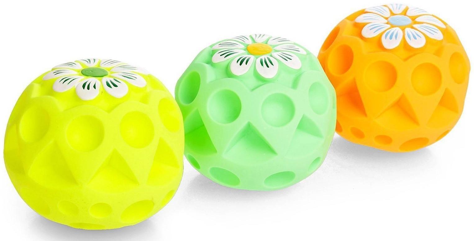 Резиновая игрушка «Мяч», цвета микс, 1 шт.