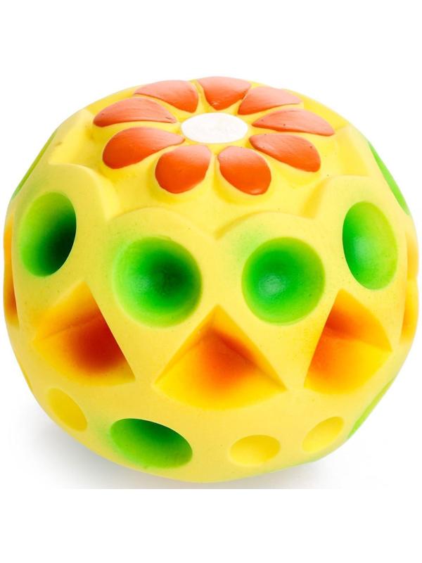 Резиновая игрушка «Мяч», цвета микс, 1 шт.