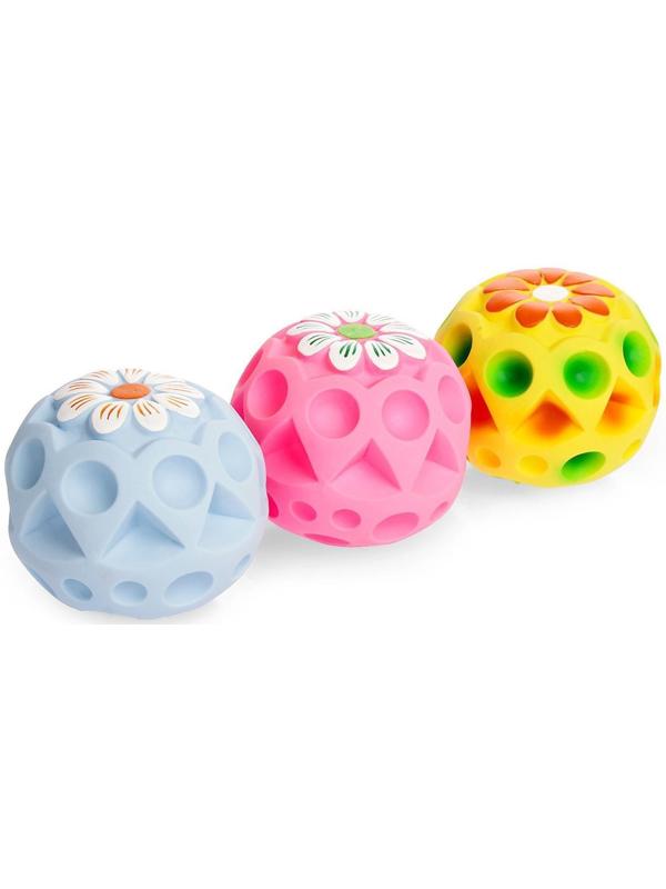 Резиновая игрушка «Мяч», цвета микс, 1 шт.