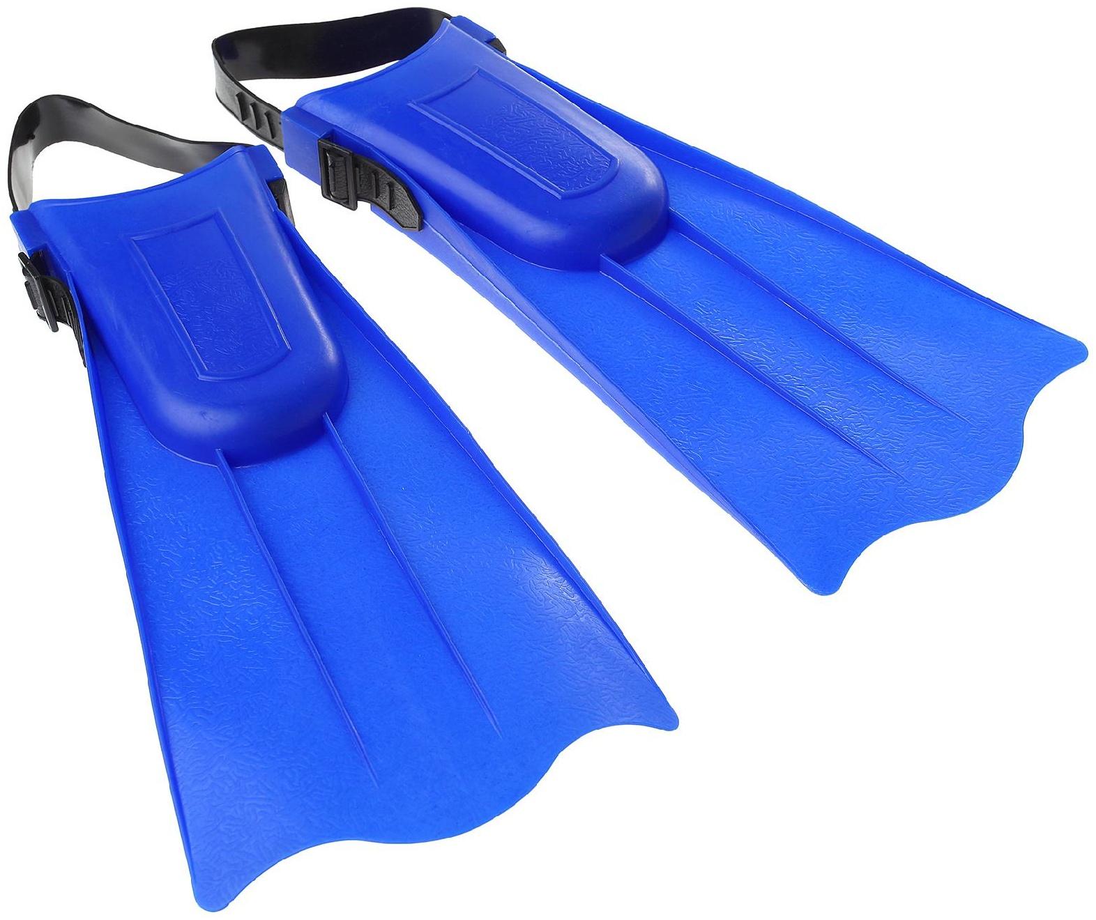 Набор для плавания детский: маска+трубка+ласты безразмерные, цвета микс