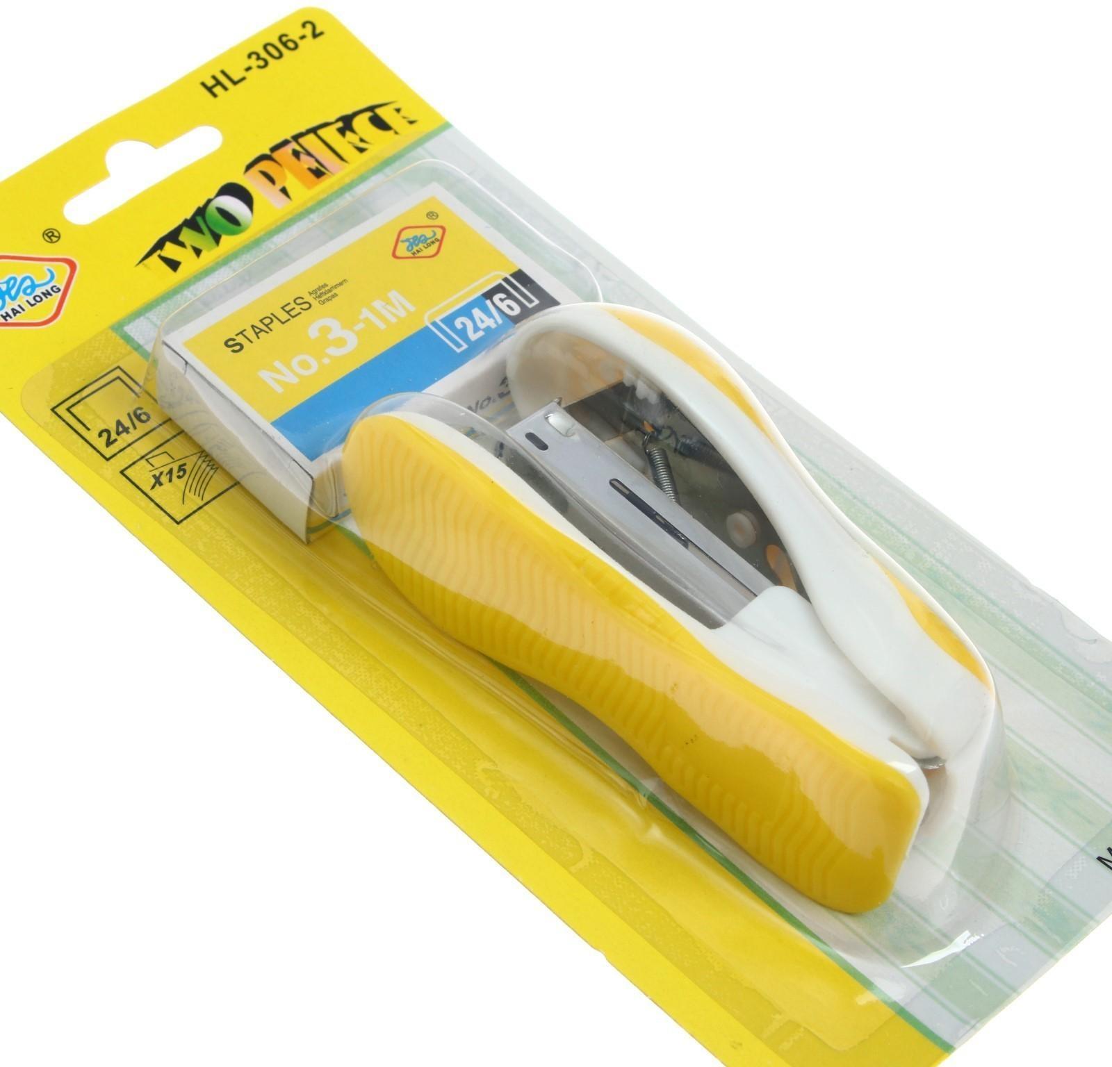 Степлер №24/6 и скобы №24/6, блистер, МИКС