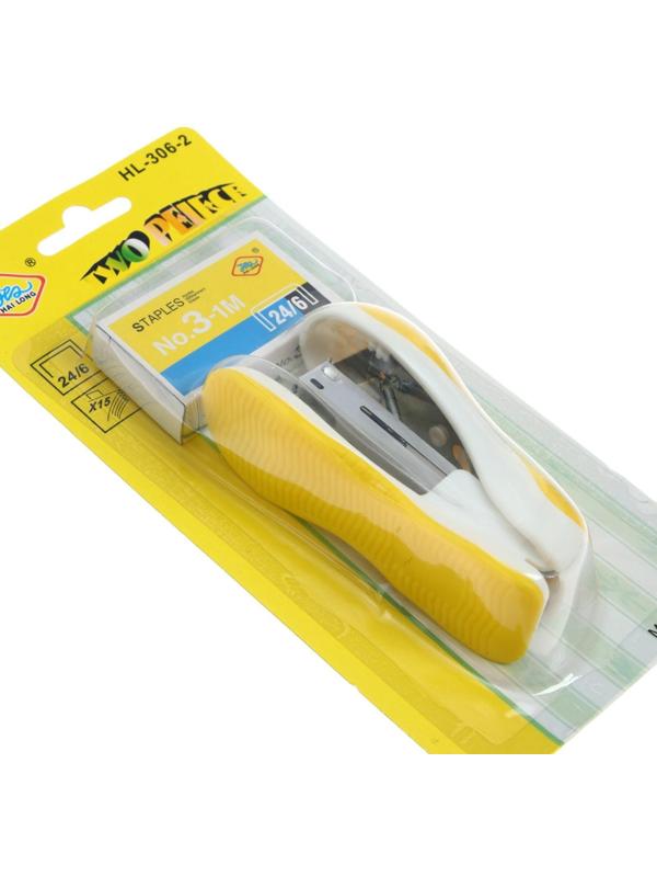 Степлер №24/6 и скобы №24/6, блистер, МИКС