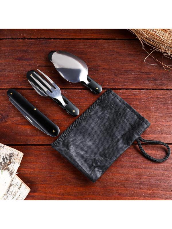 Набор туриста в чехле 5в1 Мастер К, черный