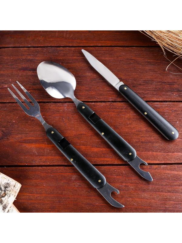 Набор туриста в чехле 5в1 Мастер К, черный