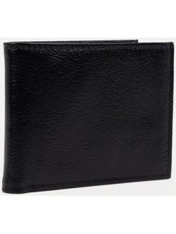 Портмоне без застёжки, цвет чёрный