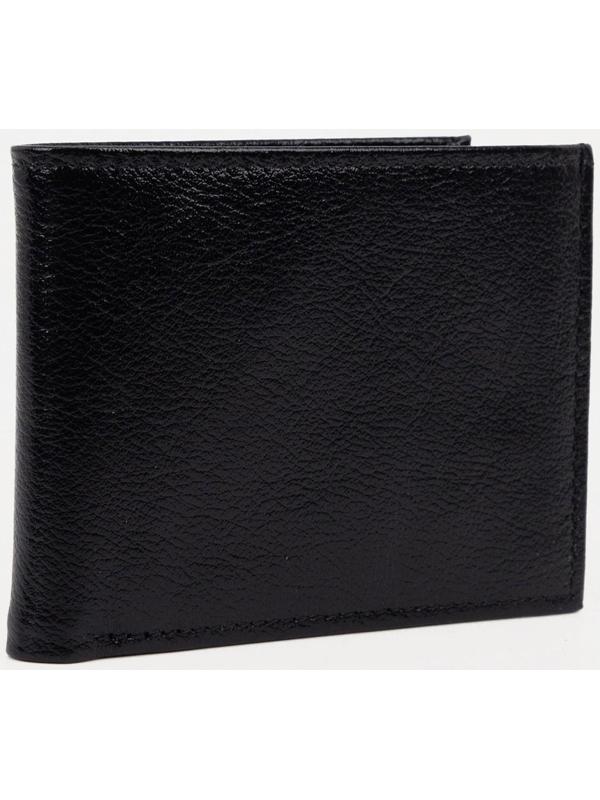 Портмоне без застёжки, цвет чёрный