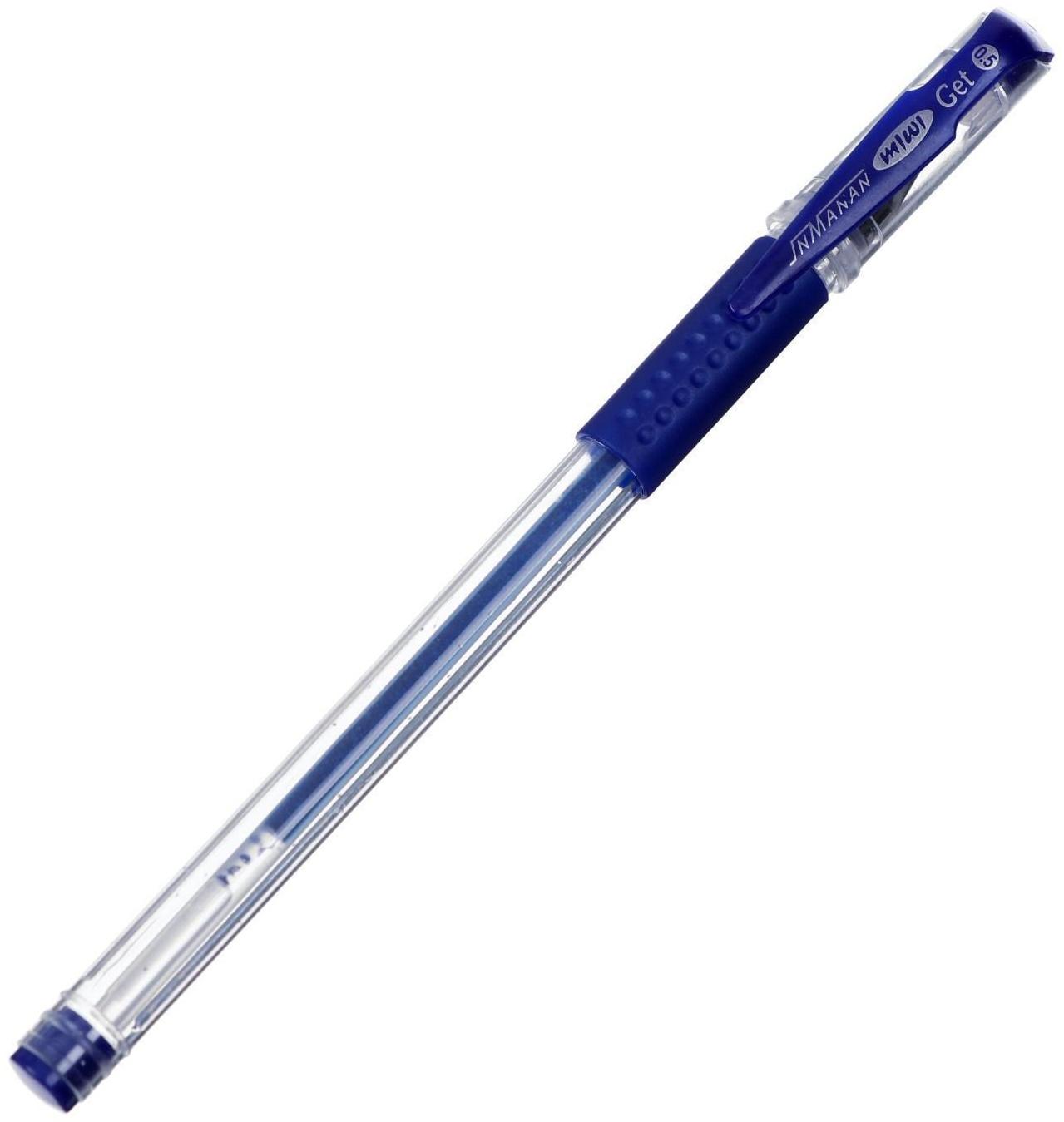 Набор гелевых ручек, 4 цвета, металлик, с резиновыми держателями, в блистере, МИКС