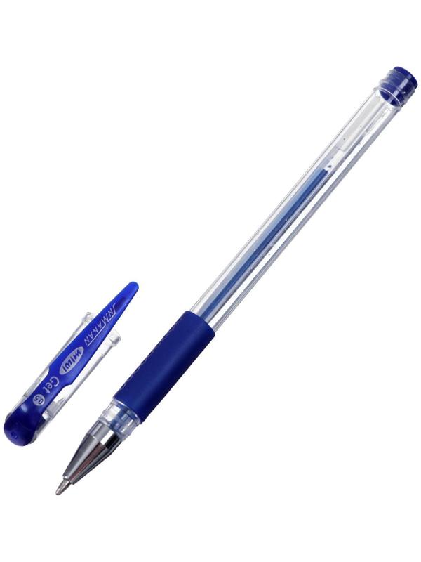 Набор гелевых ручек, 4 цвета, металлик, с резиновыми держателями, в блистере, МИКС