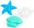 Набор формочек: краб, ракушка и морская звезда, цвета МИКС