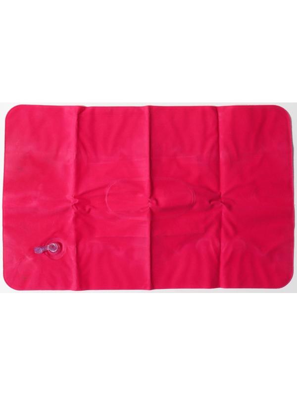 Подушка дорожная, надувная, 24 × 37 см, цвет МИКС