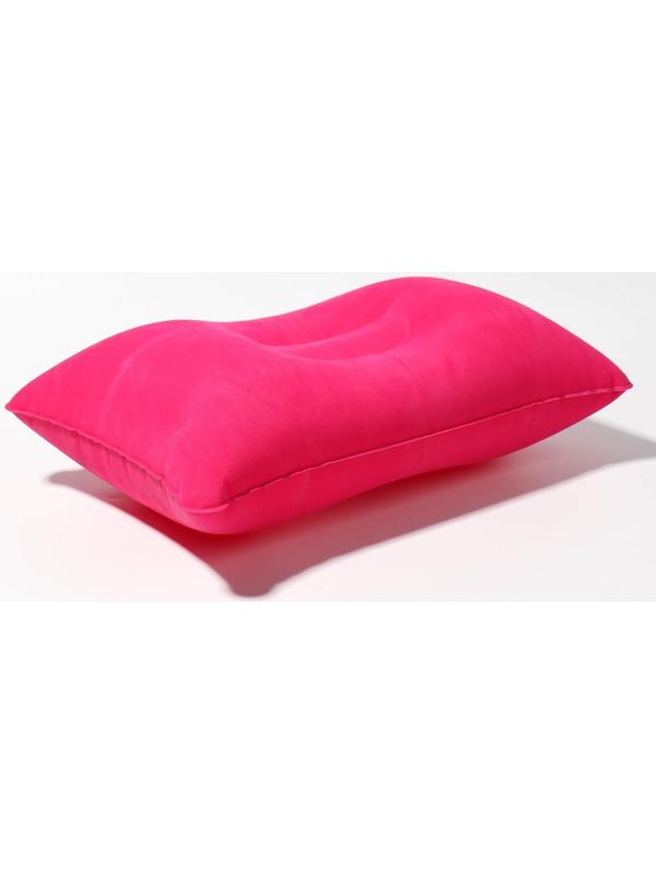 Подушка дорожная, надувная, 24 × 37 см, цвет МИКС