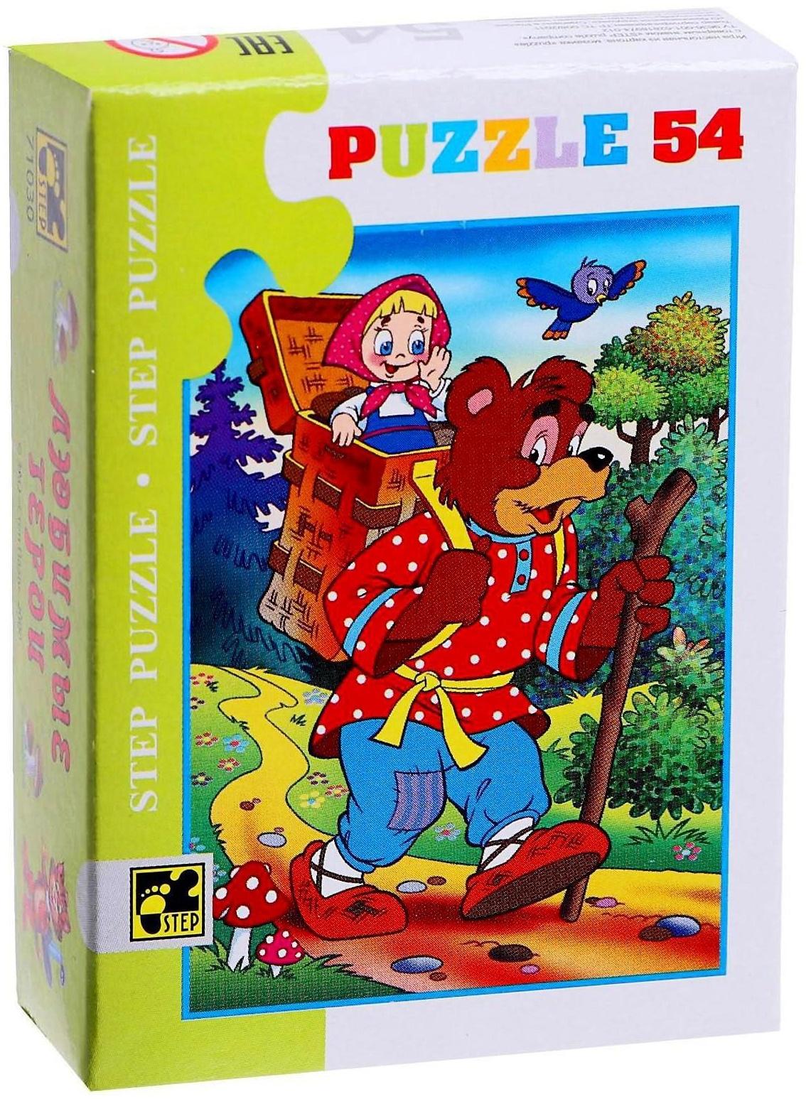 Пазлы «Мультики», 54 элемента МИКС