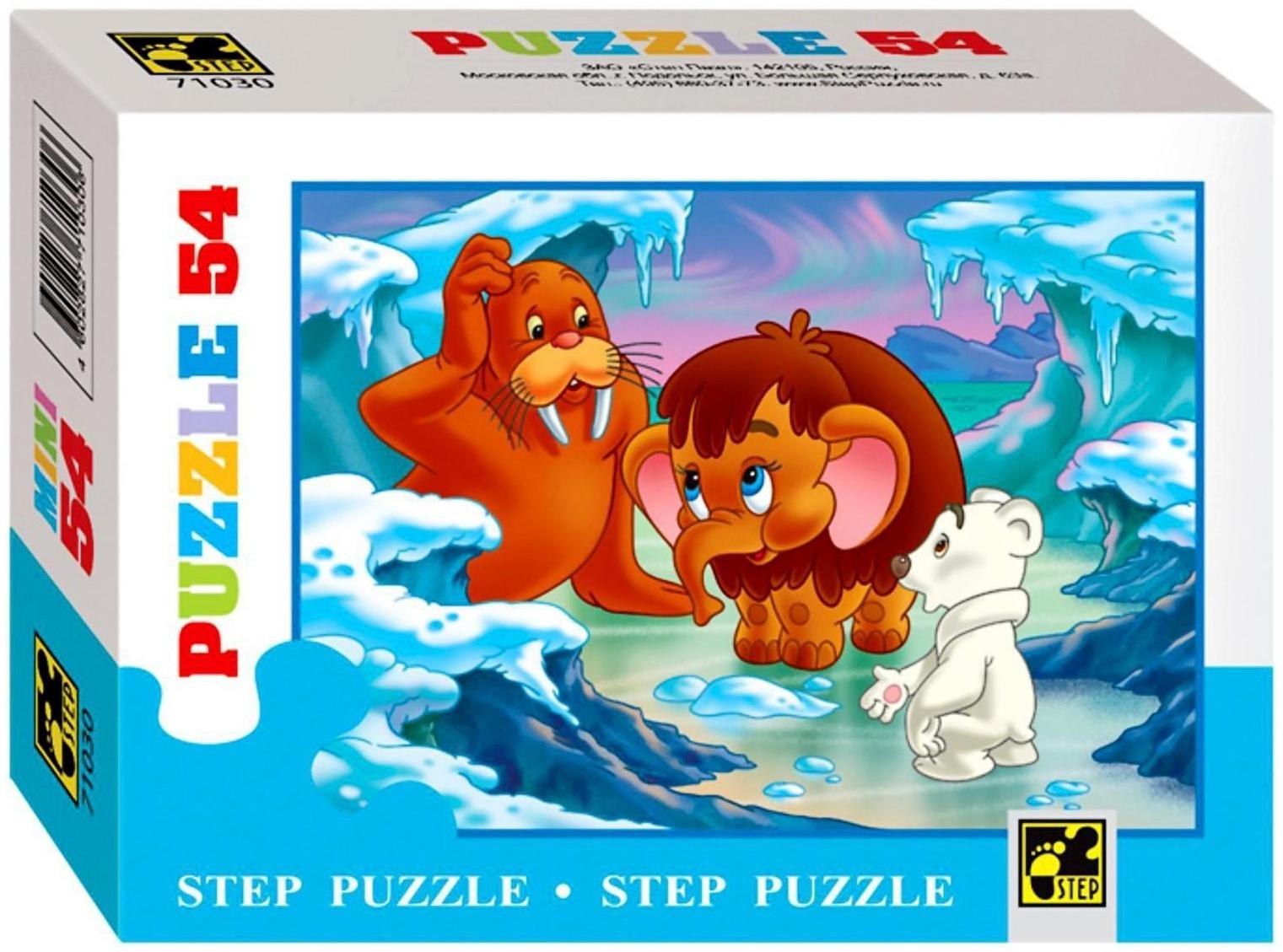 Пазлы «Мультики», 54 элемента МИКС