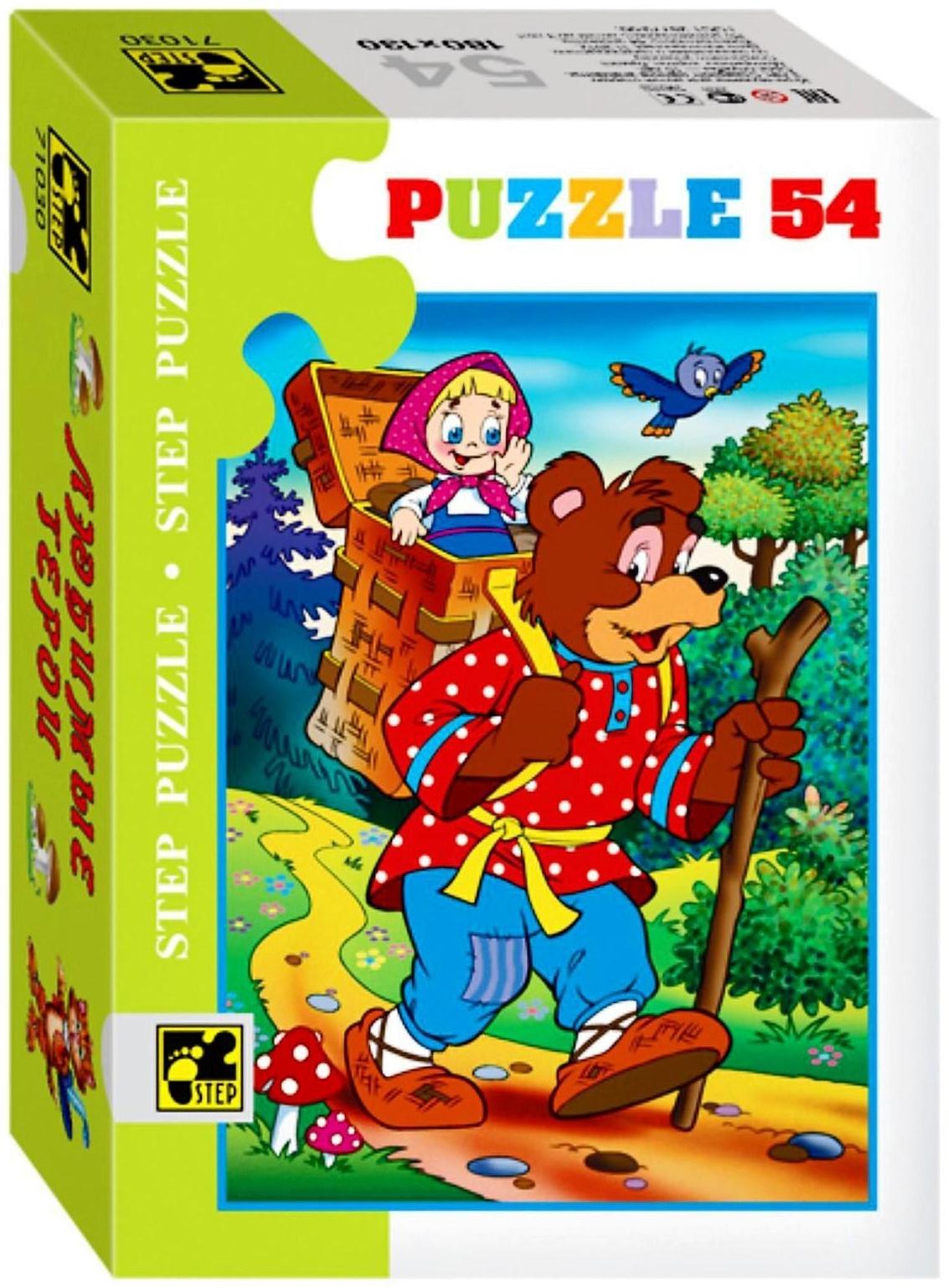 Пазлы «Мультики», 54 элемента МИКС