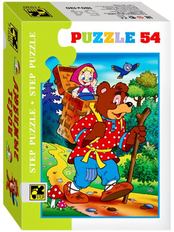 Пазлы «Мультики», 54 элемента МИКС