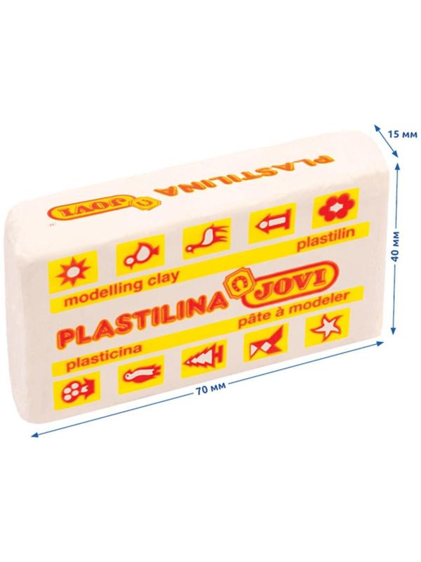 Пластилин 50 г JOVI «Классика», 15 цветов, ДЛЯ МАЛЫШЕЙ, МИКС (цена за 1 брусок)