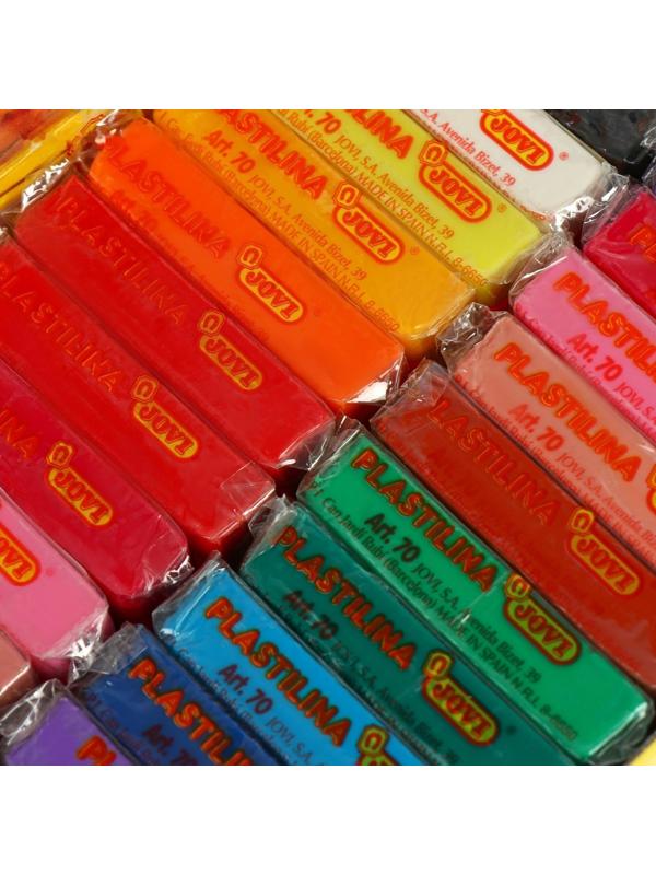 Пластилин 50 г JOVI «Классика», 15 цветов, ДЛЯ МАЛЫШЕЙ, МИКС (цена за 1 брусок)