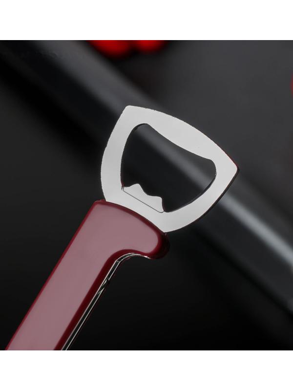 Открывалка универсальная Доляна «Цветная», 13 см, цвет МИКС