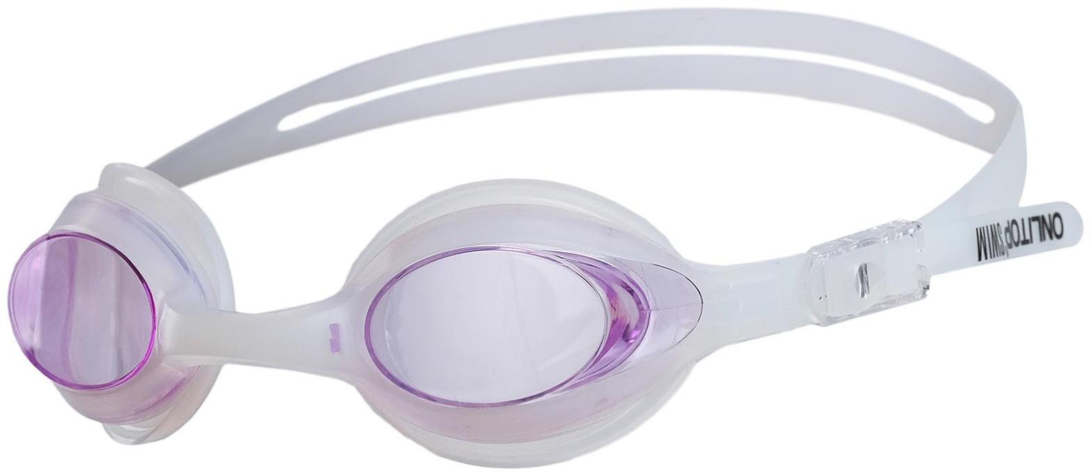 Очки для плавания взрослые + беруши, цвета микс