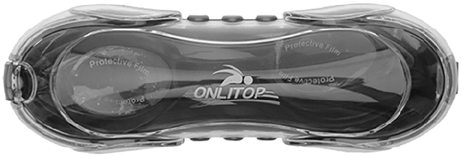 Очки для плавания взрослые + беруши, цвета микс