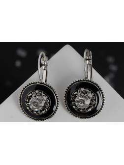 Серьги эмаль 