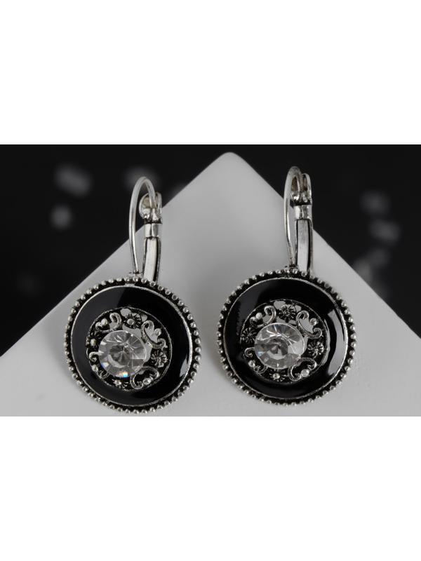 Серьги эмаль 