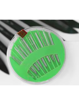 Иглы швейные в пластиковой коробочке, 24 шт, цвет МИКС