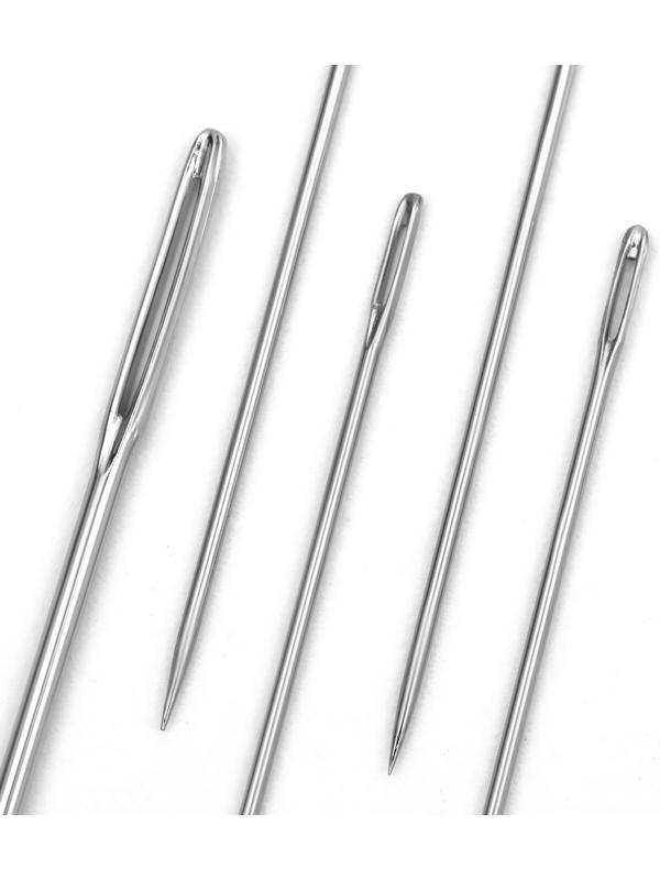 Иглы швейные в пластиковой коробочке, 24 шт, цвет МИКС