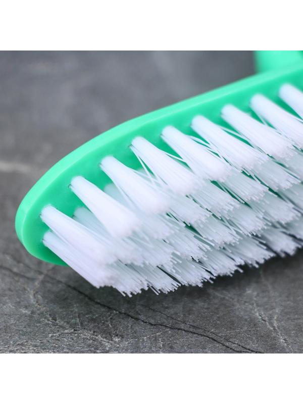 Набор щёток с изогнутой удлинённой ручкой Доляна, 15 см, 3 шт