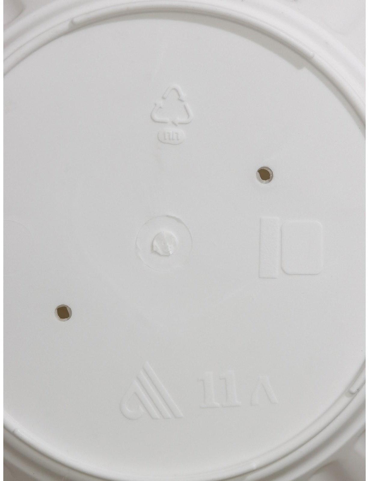 Горшок с поддоном «Лозанна»,11 л, цвет белый