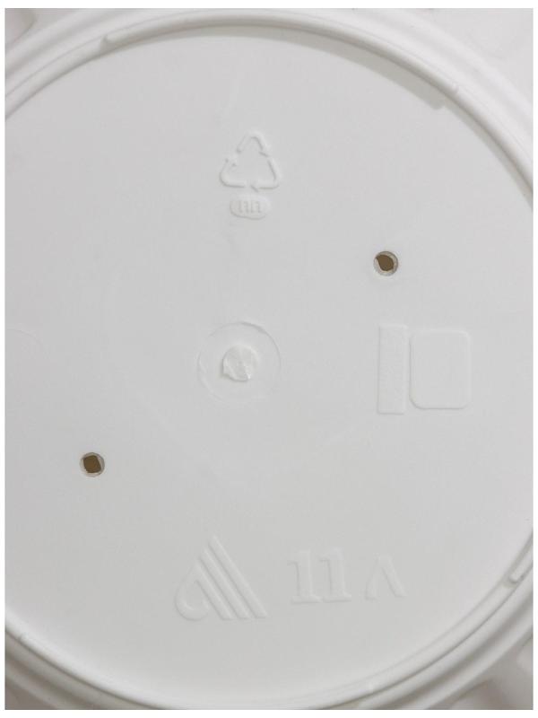 Горшок с поддоном «Лозанна»,11 л, цвет белый