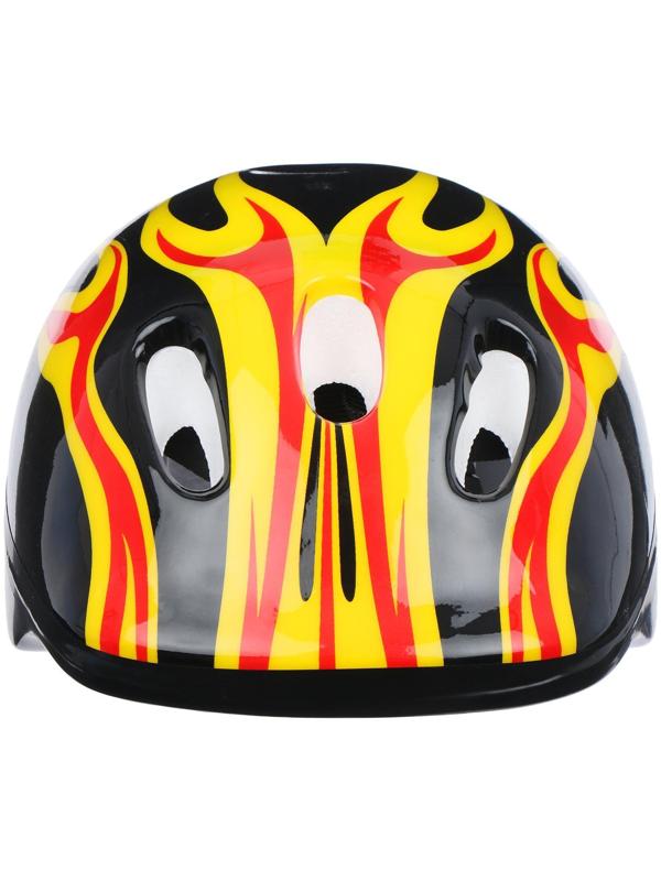 Шлем защитный детский OT-H6, обхват 52-54 см, цвет чёрный