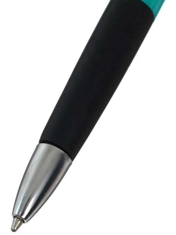 Ручка шариковая Calligrata, автоматическая, 0.5 мм, с резиновым держателем, стержень синий, МИКС