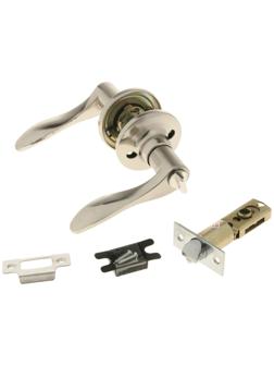 Защелка (мод.3187), межкомнатная, фиксатор, цвет мат. хром