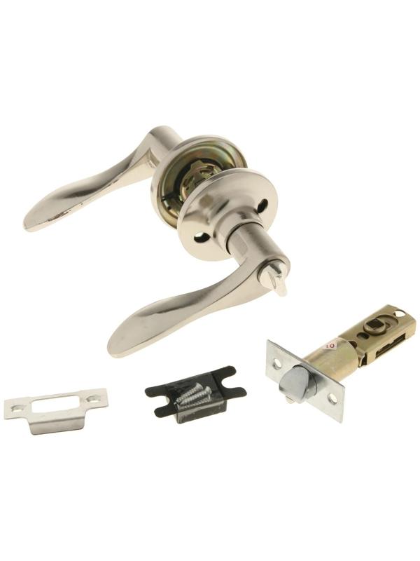 Защелка (мод.3187), межкомнатная, фиксатор, цвет мат. хром