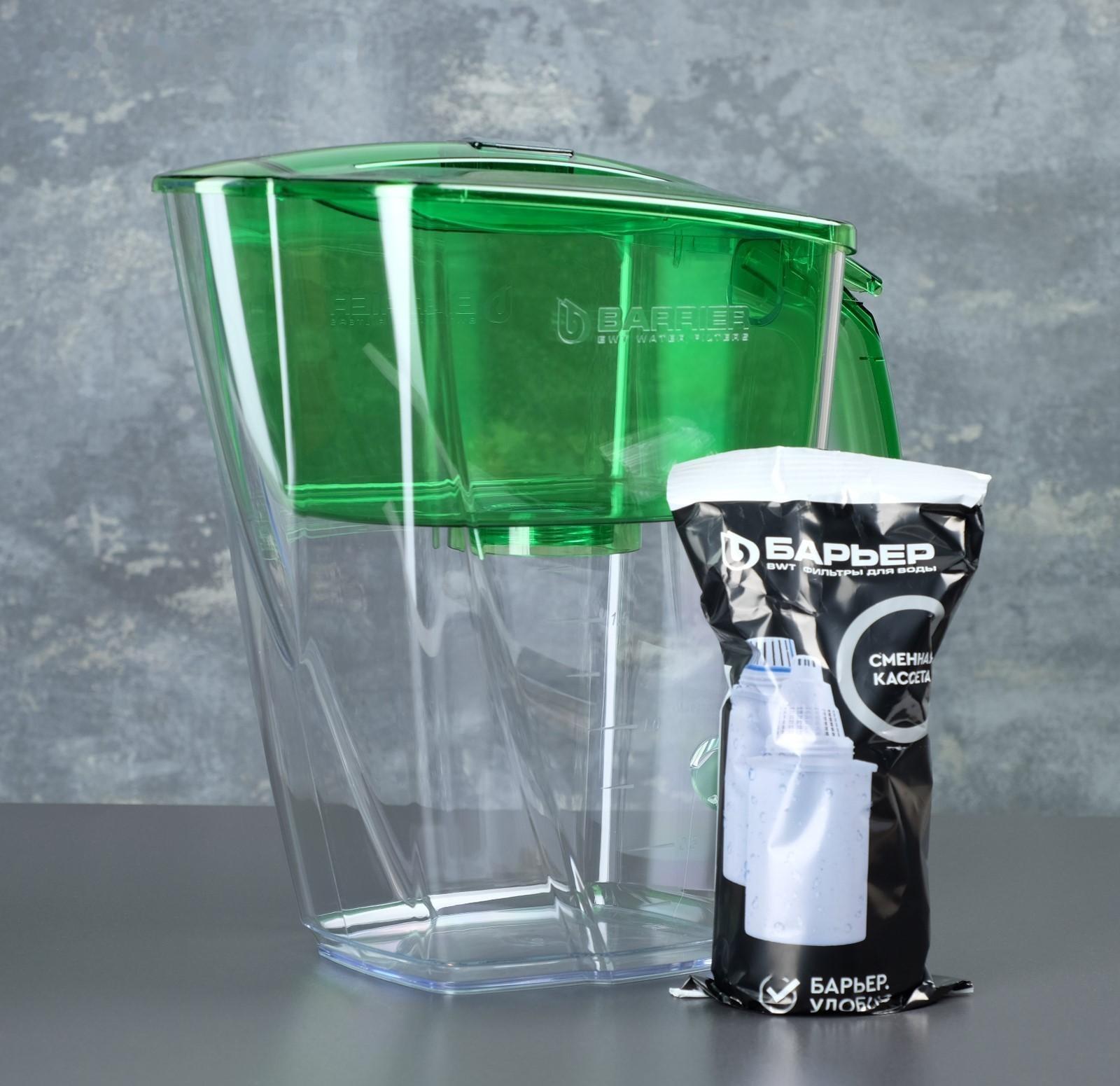 Фильтр-кувшин «Барьер-Гранд Neо», 4,2 л, цвет зелёный