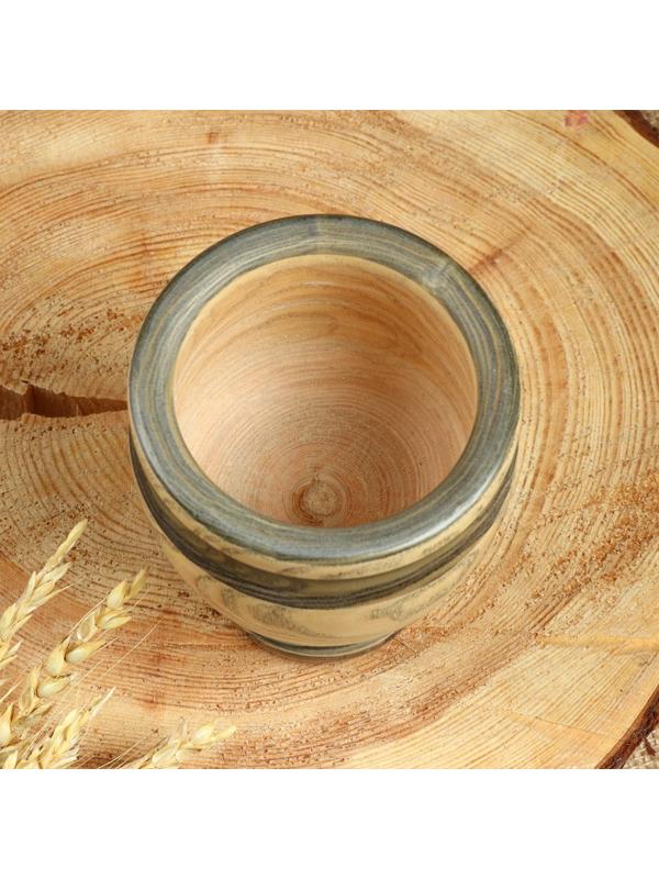 Набор: ступка с пестиком, ясень , 13 см, МИКС