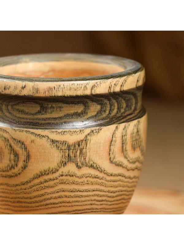 Набор: ступка с пестиком, ясень , 13 см, МИКС