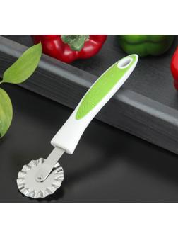 Нож для пиццы и теста Доляна Style, 18 см, ручка sоft-tоuch, цвет МИКС