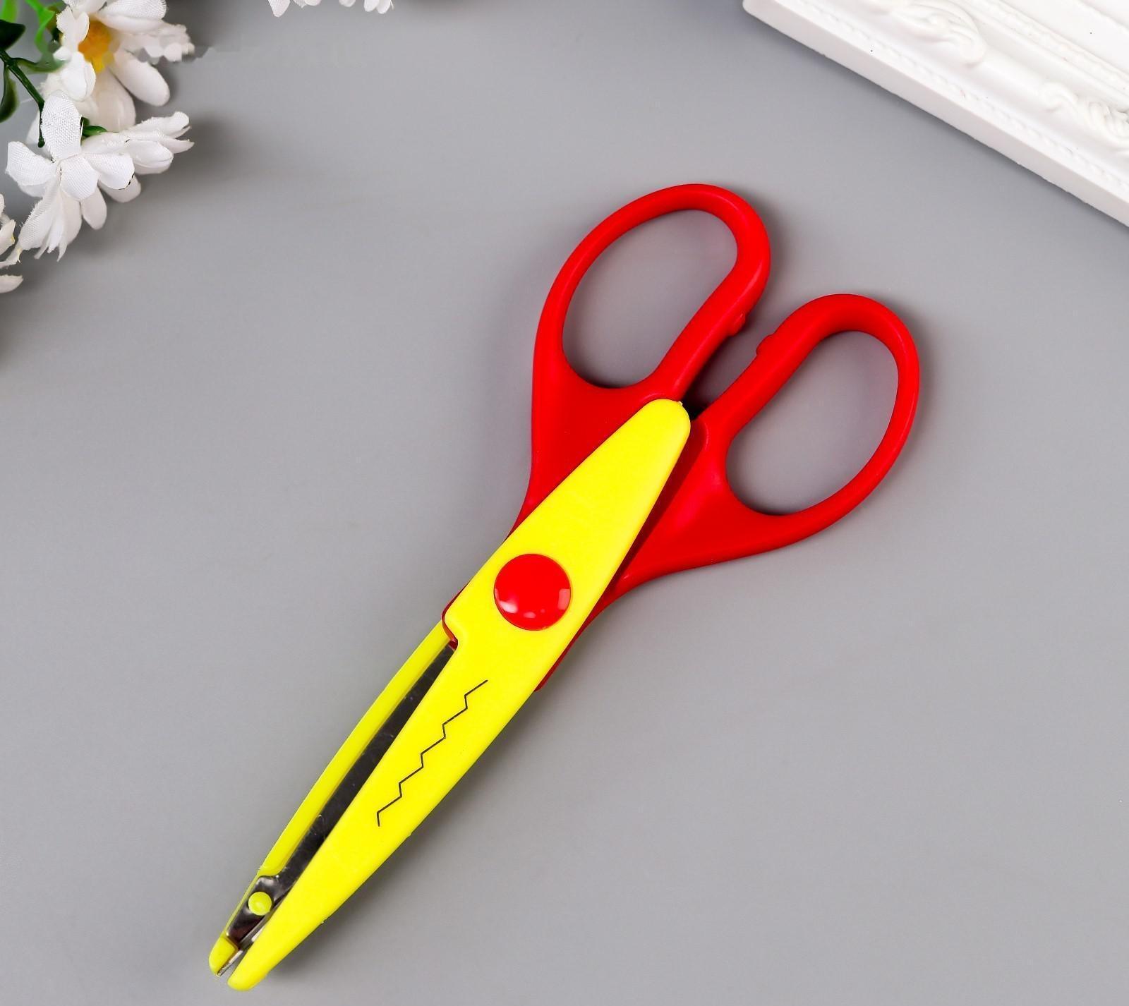 Ножницы рельефные 15,5 см МИКС